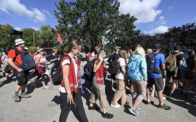 XXXIII bielska pielgrzymka na Jasną Górę w drodze