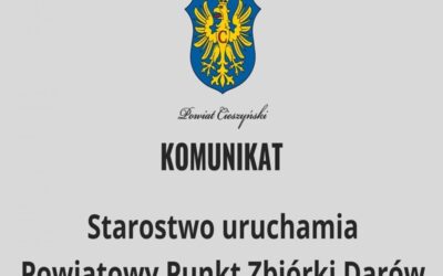 Starostwo uruchamia Powiatowy Punkt Zbiórki Darów dla Powodzian