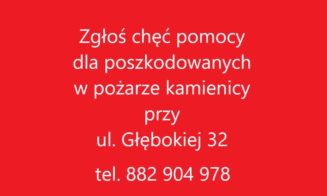 Wybuch kamienicy na ul. Głębokiej 32