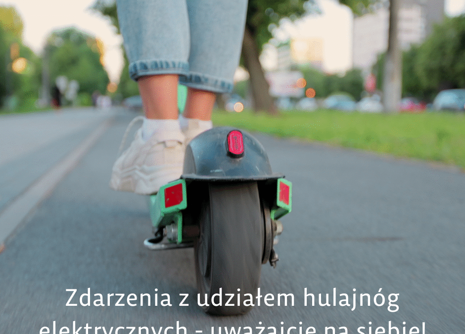 Hulajnogi elektryczne – dwa poważne wypadki w naszym powiecie