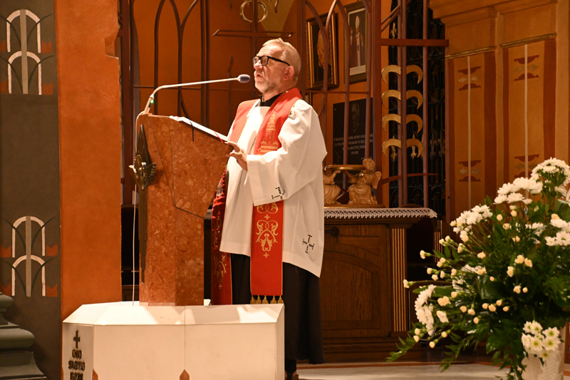 O. Seweryn Lubecki w bielskiej katedrze.