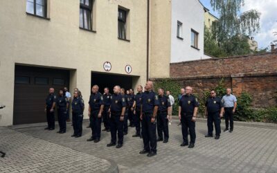 Uroczysta zbiórka z okazji Dnia Strażnika Miejskiego