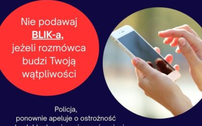 Uwaga na oszustwa BLIK i manipulacje z użyciem sztucznej inteligencji!