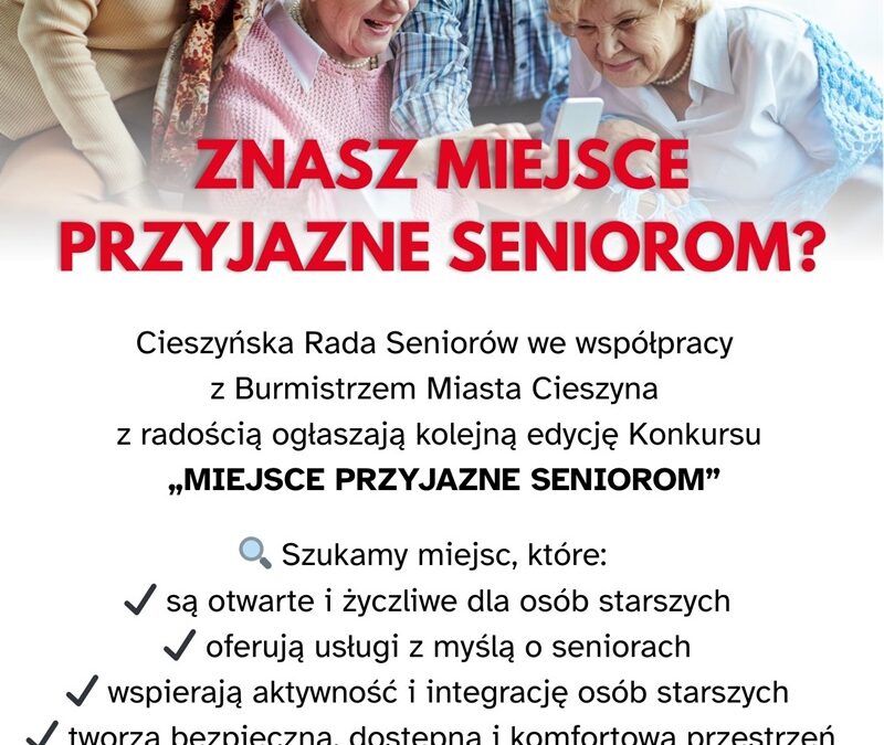 „Miejsce Przyjazne Seniorom”