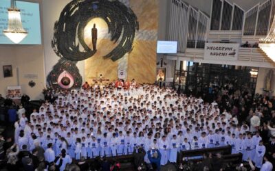 Nowi lektorzy służby liturgicznej naszej diecezji.
