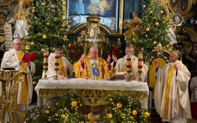 Uroczystość Narodzenia Pańskiego w żywieckiej konkatedrze.