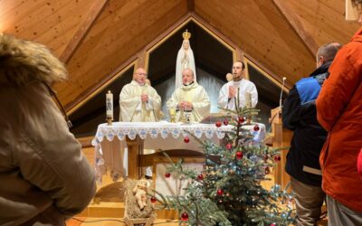 Pasterka akademicka na Dębowcu.