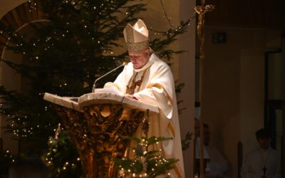 Spotkanie opłatkowe nadzwyczajnych szafarzy Komunii Świętej Diecezji Bielsko-Żywieckiej.