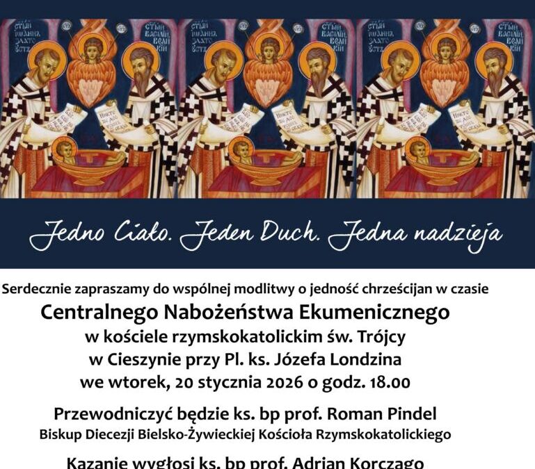 Przyjdźmy, by razem modlić się o jedność