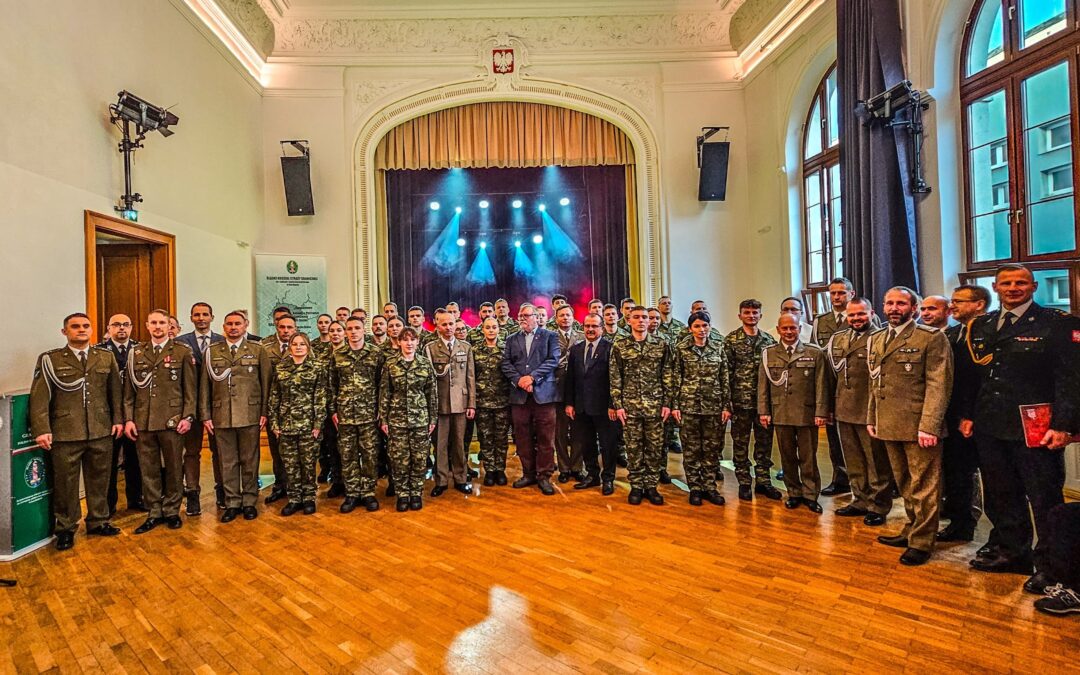 Uroczyste ślubowanie funkcjonariuszy Śląskiego Oddziału Straży Granicznej