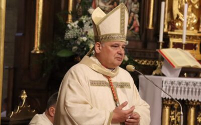 Ingres ks. kardynała Konrada Krajewskiego do łódzkiej archikatedry.