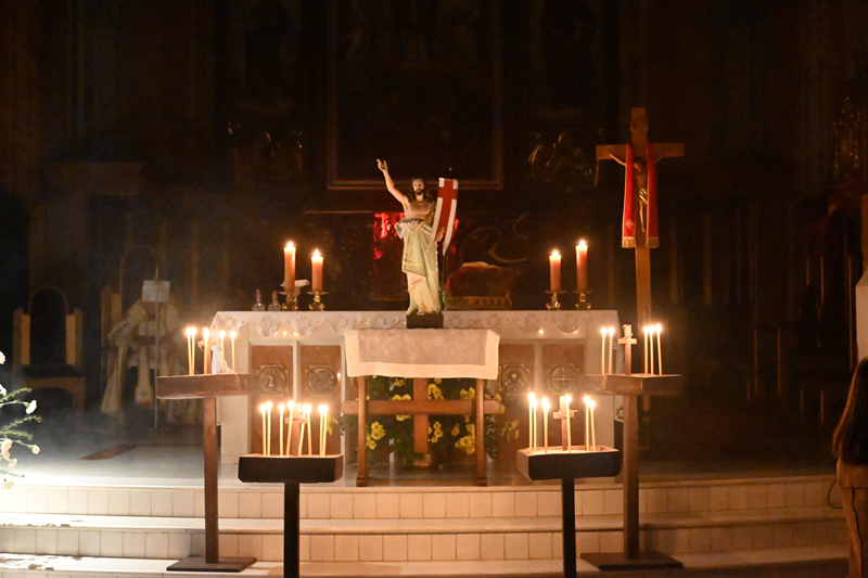 Akatyst ku czci Zmartwychwstania Pańskiego w bielskiej katedrze.