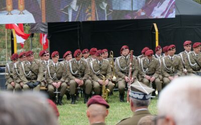 Ceremonia pogrzebowa szczątków żołnierzy NSZ