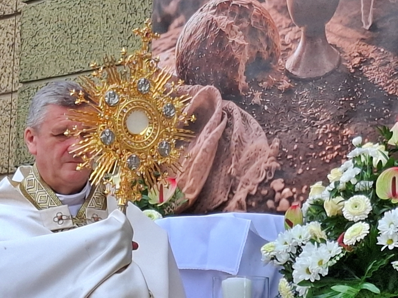 Uroczystości Bożego Ciała w Żywcu.