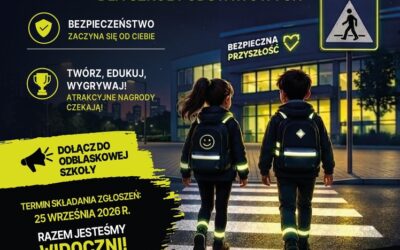 „Odblaskowa Szkoła 2026” – rusza kolejna edycja konkursu dla szkół podstawowych