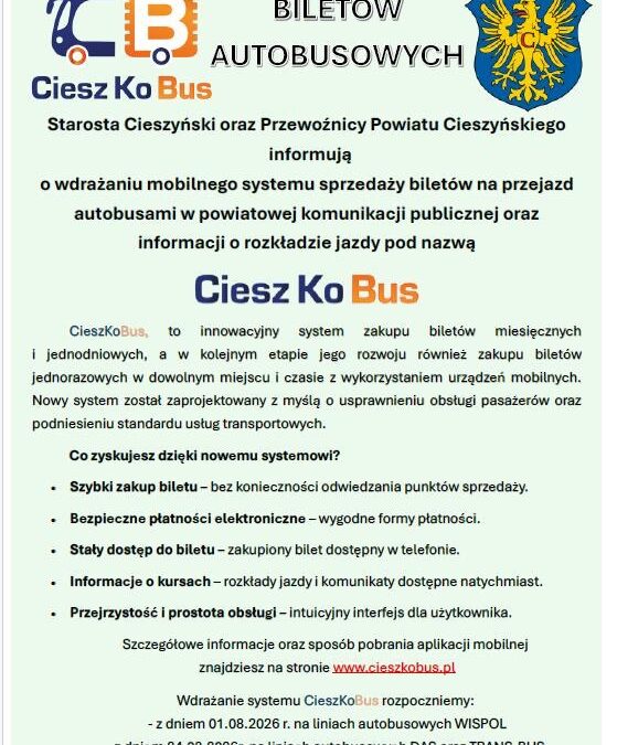 Rusza CieszKoBus