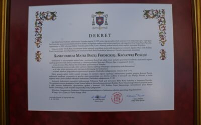 Ustanowienie Sanktuarium MB Frydeckiej, Królowej Pokoju w Jaworzynce- Trzycadku.
